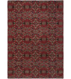 Persian Scroll Rug by Morris & Co Plum Persian Scroll Rug by Morris & Co Plum