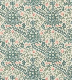 Persian Tulip Wallpaper by Morris & Co Teal Persian Tulip Wallpaper by Morris & Co Teal