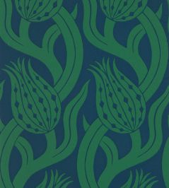 Persian Tulip Wallpaper by Zoffany Poison Persian Tulip Wallpaper by Zoffany Poison