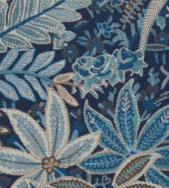 Persian Voyage in Amersham Linen Fabric by Liberty Lapis Persian Voyage in Amersham Linen Fabric by Liberty Lapis