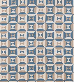 Perspectivo Fabric by Vanderhurd Azul & Beige/Moonstone Perspectivo Fabric by Vanderhurd Azul & Beige/Moonstone
