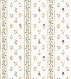 Petit Dapuri Fabric by Nina Campbell Multi Petit Dapuri Fabric by Nina Campbell Multi