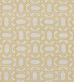 Petite Paravento Fabric by Vanderhurd Saffron/Natural Petite Paravento Fabric by Vanderhurd Saffron/Natural