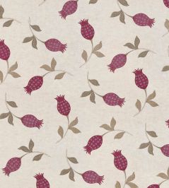 Petite Tulipe Fabric by Vanderhurd Magenta & Teal/Champignon Petite Tulipe Fabric by Vanderhurd Magenta & Teal/Champignon