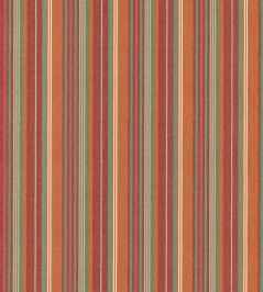Petra Stripe Fabric by GP & J Baker Red/Green Petra Stripe Fabric by GP & J Baker Red/Green