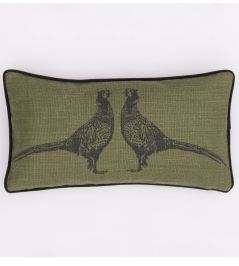 Pheasant Cushion 26 x 46cm by Barneby Gates Camo Green Pheasant Cushion 26 x 46cm by Barneby Gates Camo Green