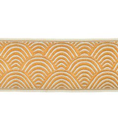Piera Jacquard Braid 60mm Trimming by Houles Ambra Piera Jacquard Braid 60mm Trimming by Houles Ambra