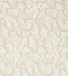 Piero Jacquard Fabric by Clarke & Clarke Linen Piero Jacquard Fabric by Clarke & Clarke Linen