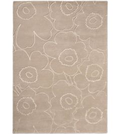 Piirto Unikko Rug by Marimekko Greige Piirto Unikko Rug by Marimekko Greige