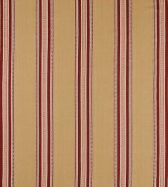 Pimlico Stripe Fabric by Morris & Co Ochre/Crimson Pimlico Stripe Fabric by Morris & Co Ochre/Crimson