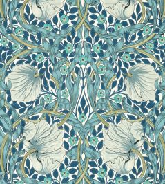 Pimpernel Wallpaper by Morris & Co Cobalt/Mineral Pimpernel Wallpaper by Morris & Co Cobalt/Mineral