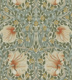 Pimpernel Wallpaper by Morris & Co Bayleaf/Chalk Pimpernel Wallpaper by Morris & Co Bayleaf/Chalk