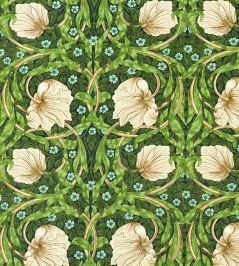 Pimpernel Velvet Fabric by Morris & Co Midnight Fields Pimpernel Velvet Fabric by Morris & Co Midnight Fields