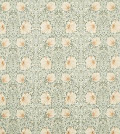 Pimpernel Wide Width Fabric by Morris & Co Sage/Caramel Pimpernel Wide Width Fabric by Morris & Co Sage/Caramel