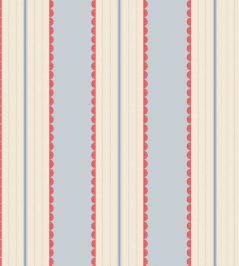 Pin Up Stripe Wallpaper by Woodchip & Magnolia Red Blue Pin Up Stripe Wallpaper by Woodchip & Magnolia Red Blue
