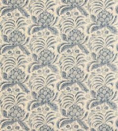 Pina de Indes Fabric by Zoffany Indigo Pina de Indes Fabric by Zoffany Indigo
