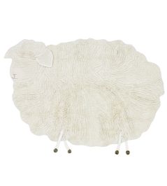 Pink Nose Sheep Rug by Lorena Canals Sheep White Pink Nose Sheep Rug by Lorena Canals Sheep White