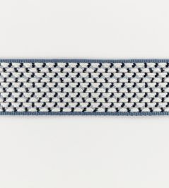 Pinto Braid Trimming by Romo Boathouse Blue Pinto Braid Trimming by Romo Boathouse Blue