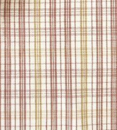Pippin Check Fabric by Ian Sanderson Amber Pippin Check Fabric by Ian Sanderson Amber