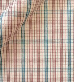 Pippin Check Fabric by Ian Sanderson Hana Blue Pippin Check Fabric by Ian Sanderson Hana Blue