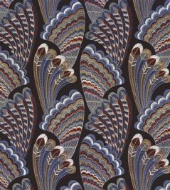 Piuma Fabric by Camengo Aubergine Piuma Fabric by Camengo Aubergine