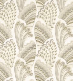 Piuma Fabric by Camengo Naturel Piuma Fabric by Camengo Naturel