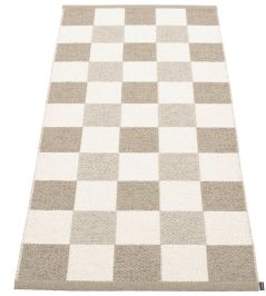 Pix Rug by Pappelina Dark Linen/Vanilla/Linen Pix Rug by Pappelina Dark Linen/Vanilla/Linen