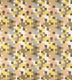 Pixel Fabric by Thibaut Apricot and Ginger Pixel Fabric by Thibaut Apricot and Ginger