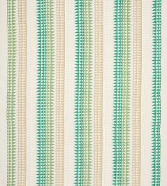 Pizaro Fabric by Jane Churchill Green Pizaro Fabric by Jane Churchill Green