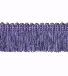 Plain Mat Moss Fringe 45mm Trimming by Houles Ocean Blue Plain Mat Moss Fringe 45mm Trimming by Houles Ocean Blue
