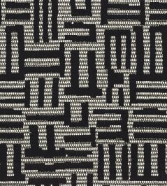 Plan Libre Fabric by Casamance Noir Plan Libre Fabric by Casamance Noir