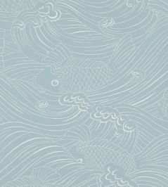 Plenty More Fish Wallpaper by Langelid Von Bromssen Ocean Blue Plenty More Fish Wallpaper by Langelid Von Bromssen Ocean Blue
