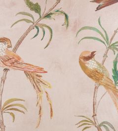 Pluma Wallpaper by Romo Blush Pluma Wallpaper by Romo Blush