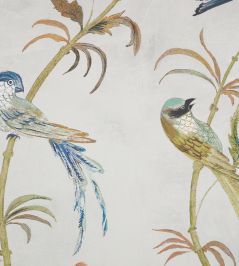 Pluma Wallpaper by Romo Olivine Pluma Wallpaper by Romo Olivine