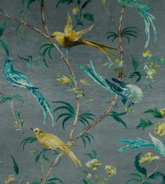 Pluma Velvet Fabric by Romo Jade Pluma Velvet Fabric by Romo Jade