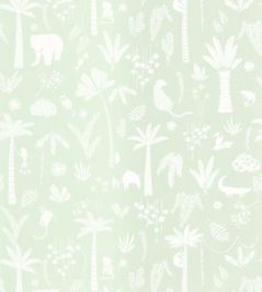 Poetic Jungle Wallpaper by Casadeco Bleu Lagon Poetic Jungle Wallpaper by Casadeco Bleu Lagon