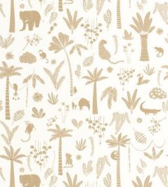 Poetic Jungle Wallpaper by Casadeco Camel Poetic Jungle Wallpaper by Casadeco Camel