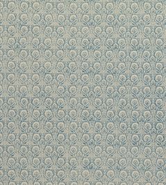 Pollen Trail Fabric by Baker Lifestyle Soft Blue Pollen Trail Fabric by Baker Lifestyle Soft Blue