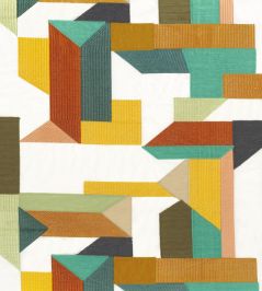 Polychromie Fabric by Casamance Amande mordore Polychromie Fabric by Casamance Amande mordore