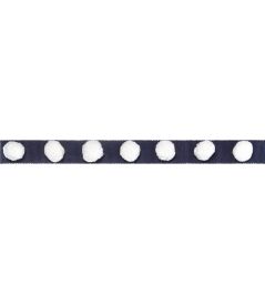 Pom Pom Tape Trimming by Thibaut Navy Pom Pom Tape Trimming by Thibaut Navy