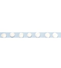 Pom Pom Tape Trimming by Thibaut Powder Pom Pom Tape Trimming by Thibaut Powder