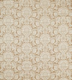 Pomegranate Brocatelle Fabric by Zoffany Pale Gold Pomegranate Brocatelle Fabric by Zoffany Pale Gold