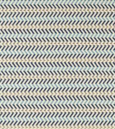 Pomona Zigzag Fabric by Scion Indigo/Coast Blue Pomona Zigzag Fabric by Scion Indigo/Coast Blue