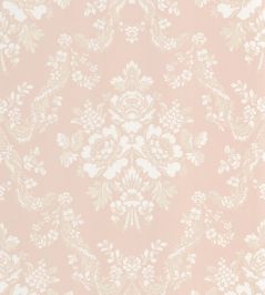 Pompadour Wallpaper by Casadeco Rose Poudre Pompadour Wallpaper by Casadeco Rose Poudre