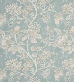 Pondicherry Fabric by Nina Campbell Blue Pondicherry Fabric by Nina Campbell Blue