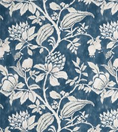 Pondicherry Fabric by Nina Campbell Indigo Pondicherry Fabric by Nina Campbell Indigo