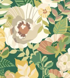 Poppies & Pansies Wallpaper by Ohpopsi Forest Grove Poppies & Pansies Wallpaper by Ohpopsi Forest Grove