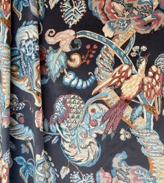 Poppinjay Velvet Fabric by Ian Sanderson Bittersweet Poppinjay Velvet Fabric by Ian Sanderson Bittersweet