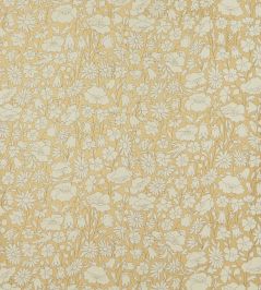 Poppy Meadow Wallpaper by Liberty Pewter Gold Poppy Meadow Wallpaper by Liberty Pewter Gold