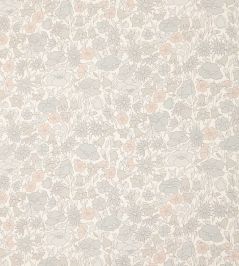 Poppy Meadowfield Wallpaper by Liberty Pewter Poppy Meadowfield Wallpaper by Liberty Pewter